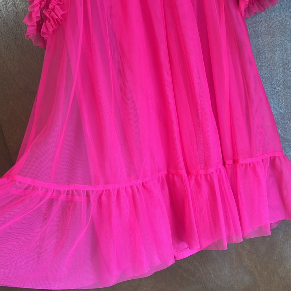 Sheer Pink Dress🩷 - Picture 2 of 5